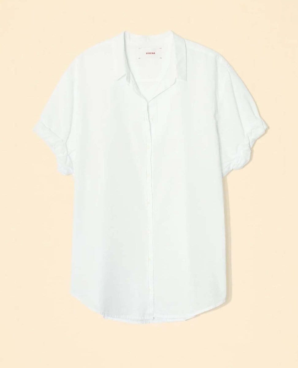 Channing Shirt White - PINK ARROWS