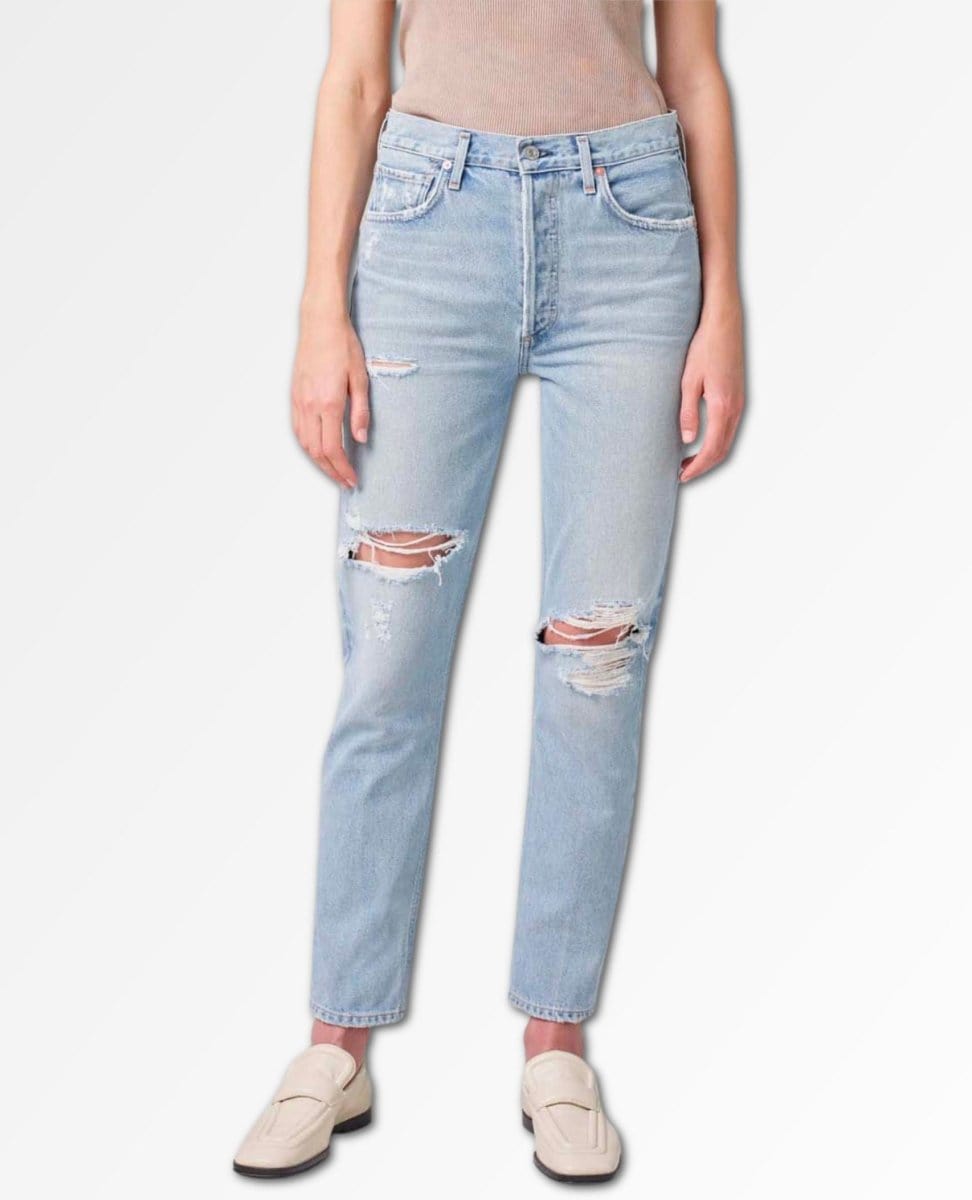 Charlotte Crop High Rise Ocean Falls - PINK ARROWS