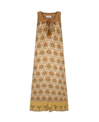 Chateau Maxi Sundress Champagne - PINK ARROWS