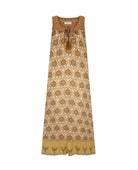 Chateau Maxi Sundress Champagne - PINK ARROWS