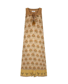 Chateau Maxi Sundress Champagne - PINK ARROWS