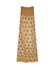 Chateau Maxi Sundress Champagne - PINK ARROWS