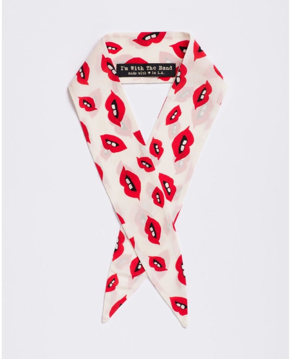 Chatterbox Scarf Tie - PINK ARROWS
