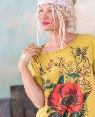 Cherub Poppy Tee Magnolia Pearl - PINK ARROWS