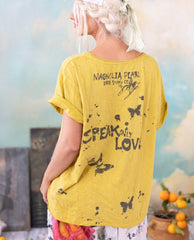 Cherub Poppy Tee Magnolia Pearl - PINK ARROWS