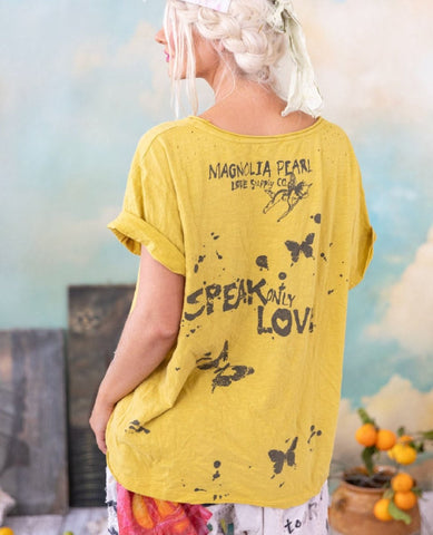 Cherub Poppy Tee Magnolia Pearl - PINK ARROWS