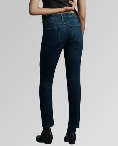 Cindy High Rise Straight Praline - PINK ARROWS