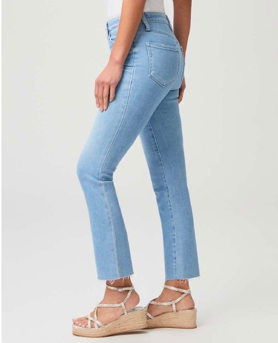 Cindy Straight Jean Astro Light Blue - PINK ARROWS