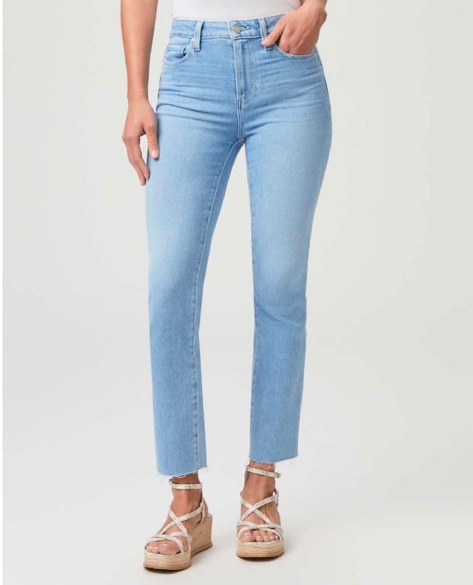 Cindy Straight Jean Astro Light Blue - PINK ARROWS