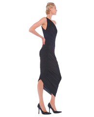 Classic Diana Midi Black Dress - PINK ARROWS