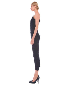 Classic Diana Midi Black Dress - PINK ARROWS