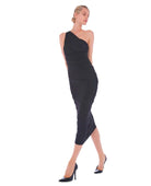 Classic Diana Midi Black Dress - PINK ARROWS