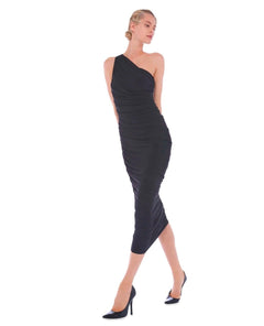 Classic Diana Midi Black Dress - PINK ARROWS