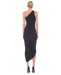 Classic Diana Midi Black Dress - PINK ARROWS