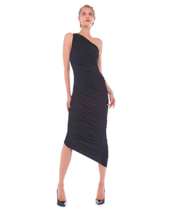 Classic Diana Midi Black Dress - PINK ARROWS
