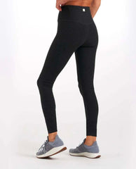 Clean Elevation Legging Black Heather - PINK ARROWS