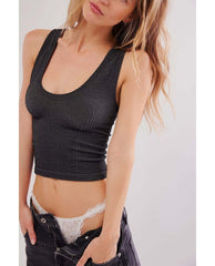 Clean Slate Tank Black - PINK ARROWS