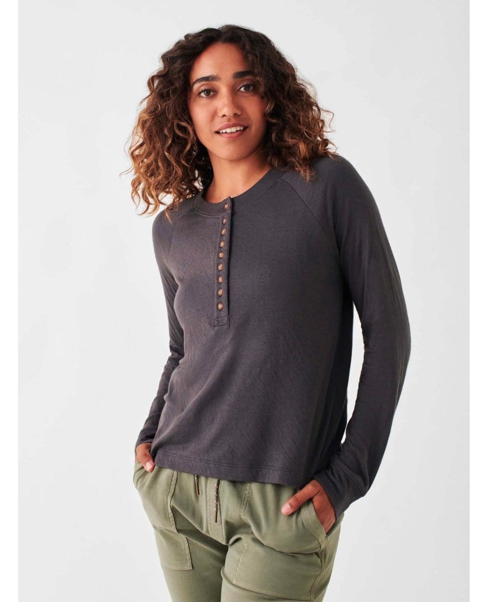 Cloud™ Henley Vintage Black - PINK ARROWS