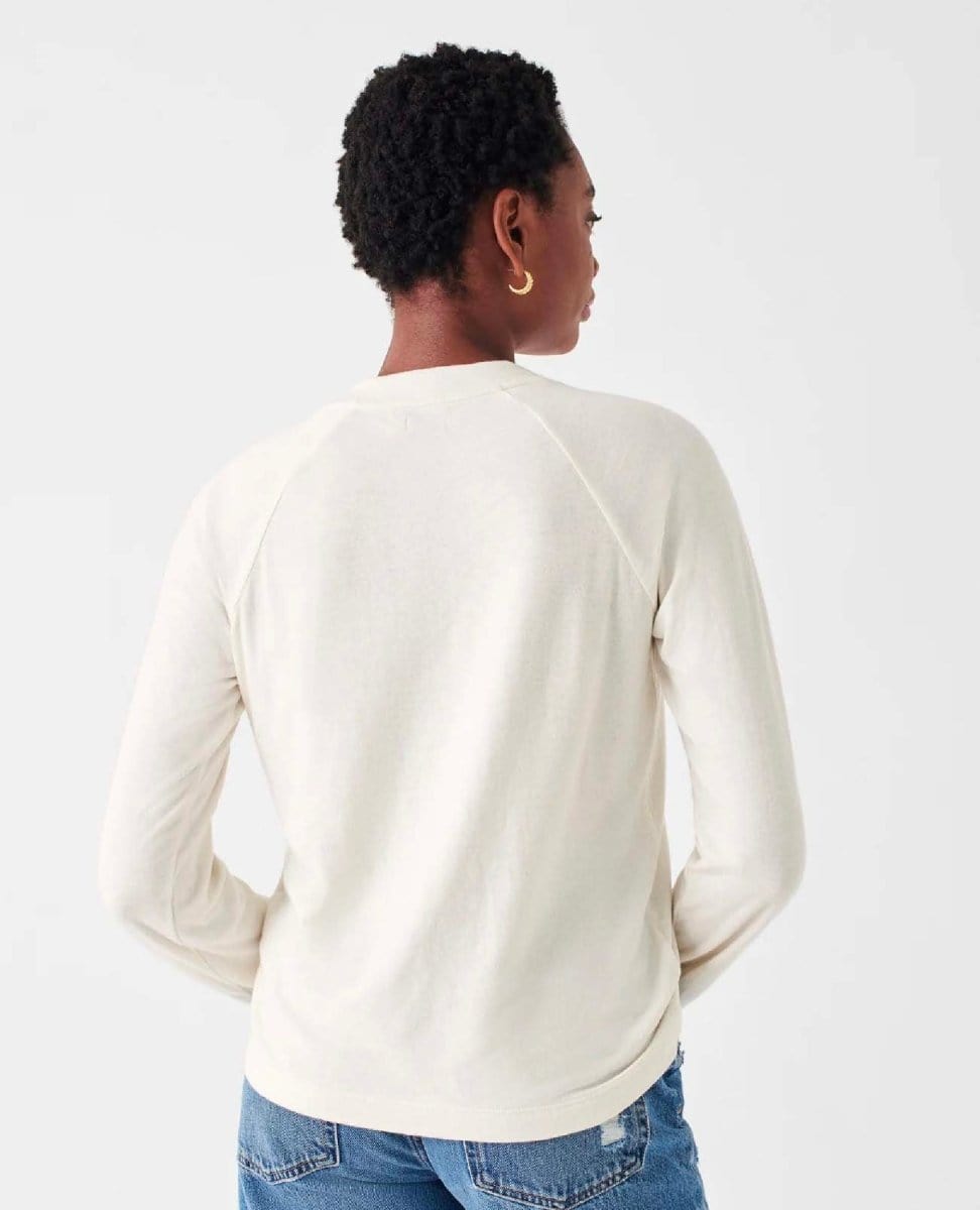 Cloud™ Henley Whisper White - PINK ARROWS