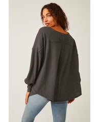 Coraline Thermal Vintage Black - PINK ARROWS