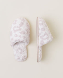 CozyChic® Barefoot In The Wild® Slipper Cream - PINK ARROWS