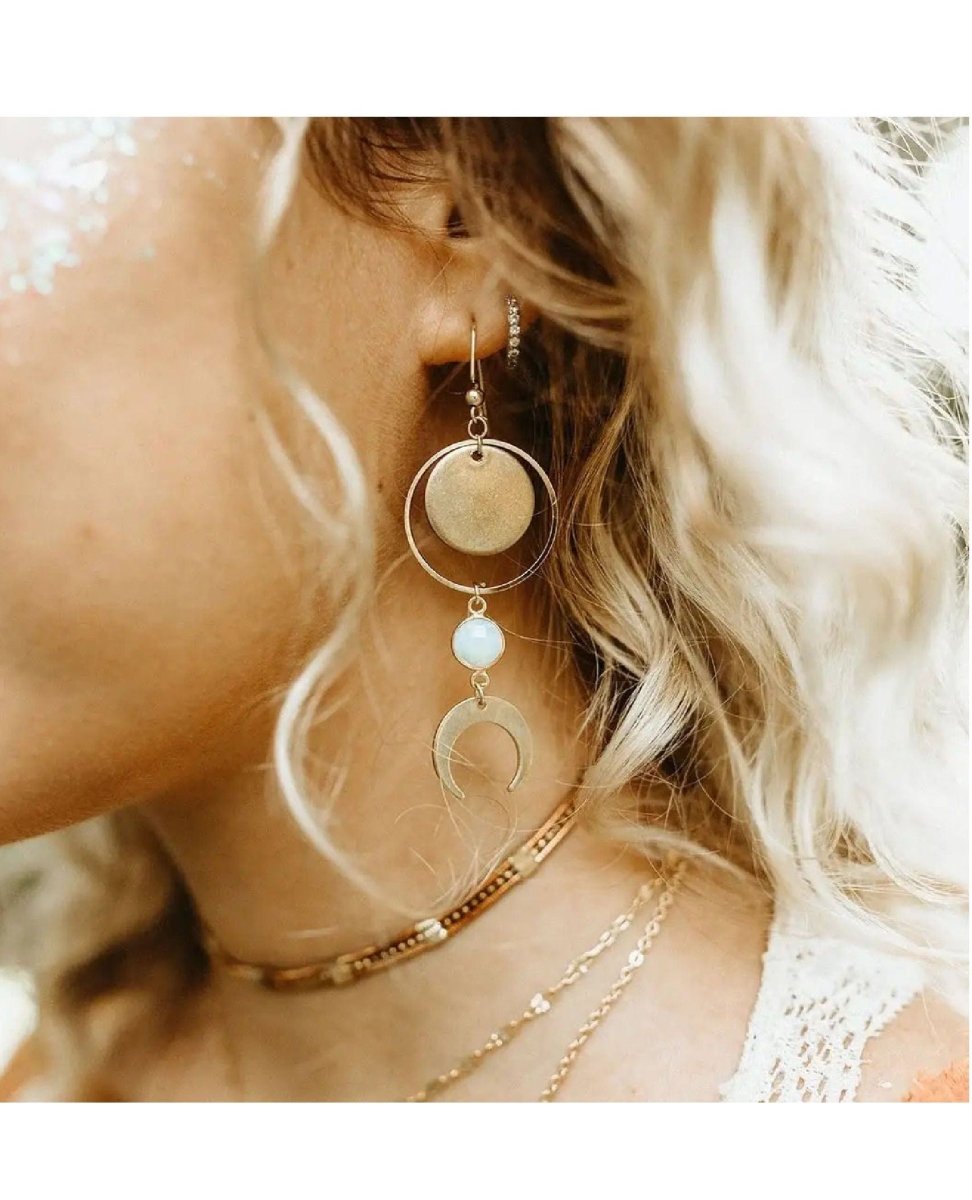 Curiosities Of The Sky Earrings - PINK ARROWS