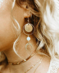 Curiosities Of The Sky Earrings - PINK ARROWS