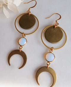 Curiosities Of The Sky Earrings - PINK ARROWS