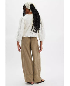 Days End Linen Pants Caiman - PINK ARROWS