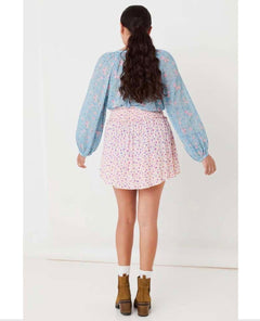 Dolly Ditsy Skirt - PINK ARROWS