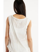 Easy Tank Ivory - PINK ARROWS