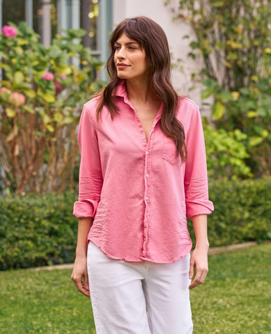 Eileen Denim Shirt Sunset - PINK ARROWS