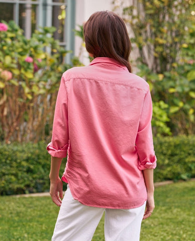 Eileen Denim Shirt Sunset - PINK ARROWS