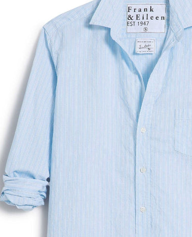 Eileen Relaxed French Blue Stripe With Glitter - PINK ARROWS