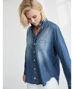 Eileen Relaxed Shirt Famous Denim - PINK ARROWS