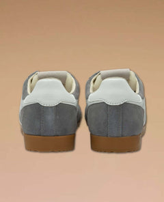 Elan Sneaker Ash White Suede - PINK ARROWS