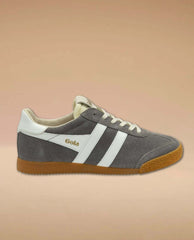 Elan Sneaker Ash White Suede - PINK ARROWS