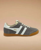 Elan Sneaker Ash White Suede - PINK ARROWS