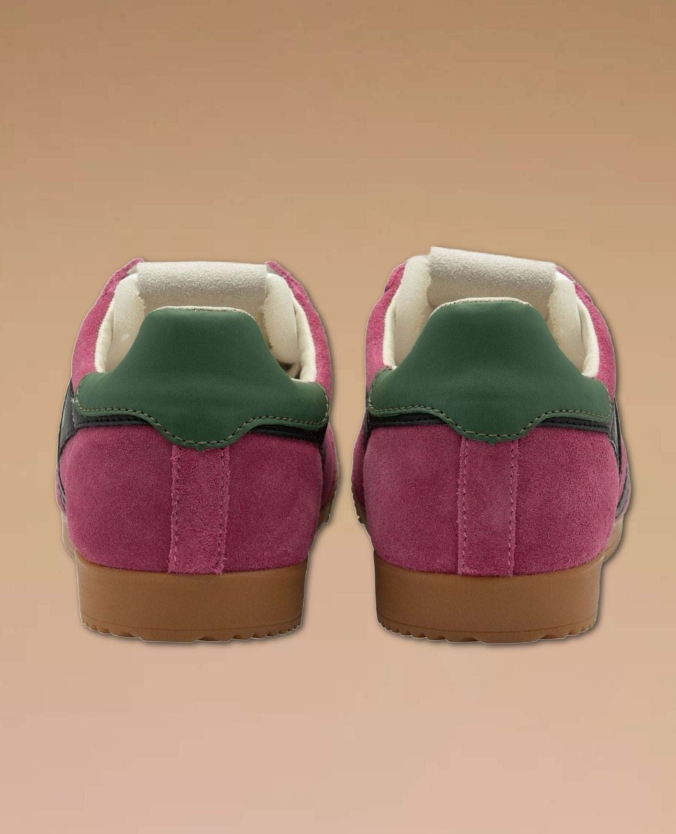 Elan Sneaker Fuchsia Black Evergreen - PINK ARROWS