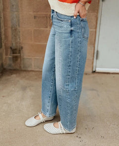 Eli Barrel Jean Rhythm Vintage - PINK ARROWS