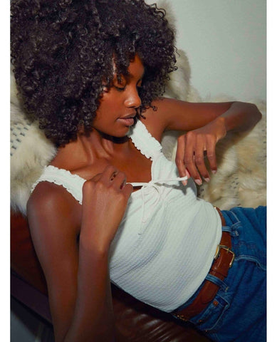 Eloise Smocked Chemise Off White - PINK ARROWS