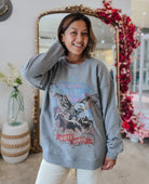 Elysian Sweatshirt Grey Marle - PINK ARROWS