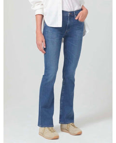 Emmanuelle Low Rise Slim Boot Highball - PINK ARROWS