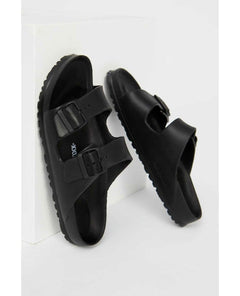 Eva Arizona Sandals Black - PINK ARROWS