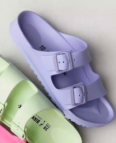 Eva Arizona Sandals Purple Fog - PINK ARROWS