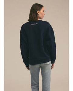 Favorite Grandma Heart Logo Sweatshirt Navy - PINK ARROWS