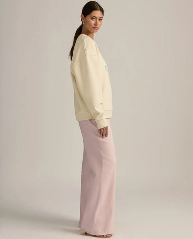 Favorite Mom Sweatshirt Baby Blue Heart - PINK ARROWS