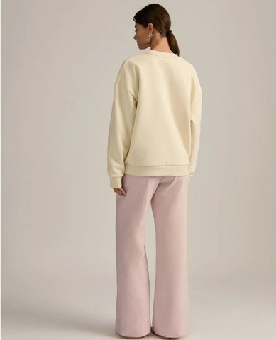 Favorite Mom Sweatshirt Baby Blue Heart - PINK ARROWS