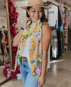 Festival Artist Scarf - PINK ARROWS