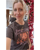 Fleetwood Mac Floral Tour Tee Black - PINK ARROWS